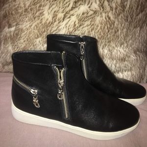 MK Collection leather high tops
